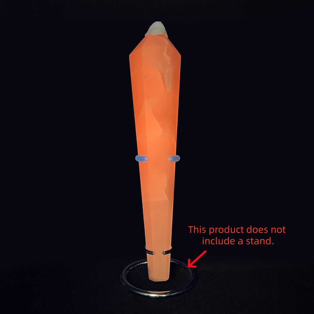 Natural Crystal Pink Calcite Wand