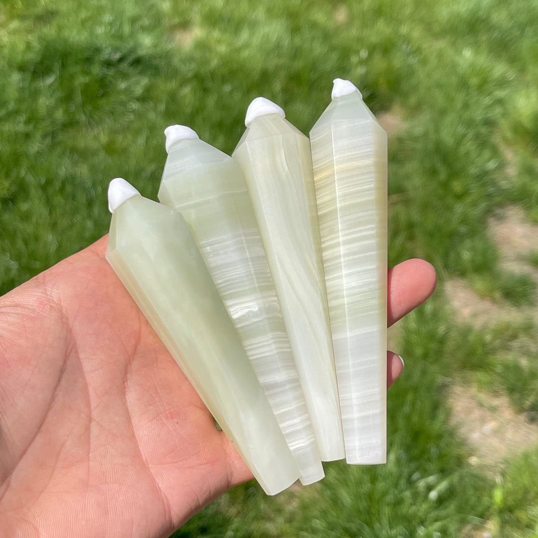 Natural Crystal Afghanistan Jade Wand