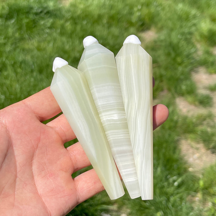 Natural Crystal Afghanistan Jade Wand