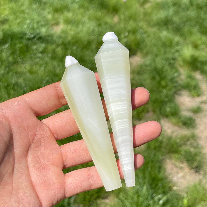 Natural Crystal Afghanistan Jade Wand