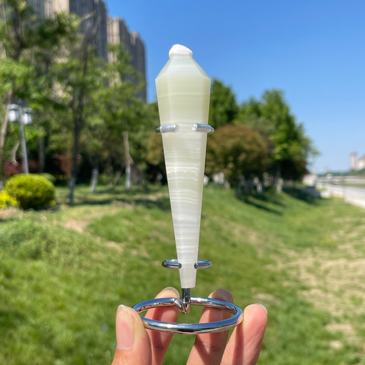 Natural Crystal Afghanistan Jade Wand