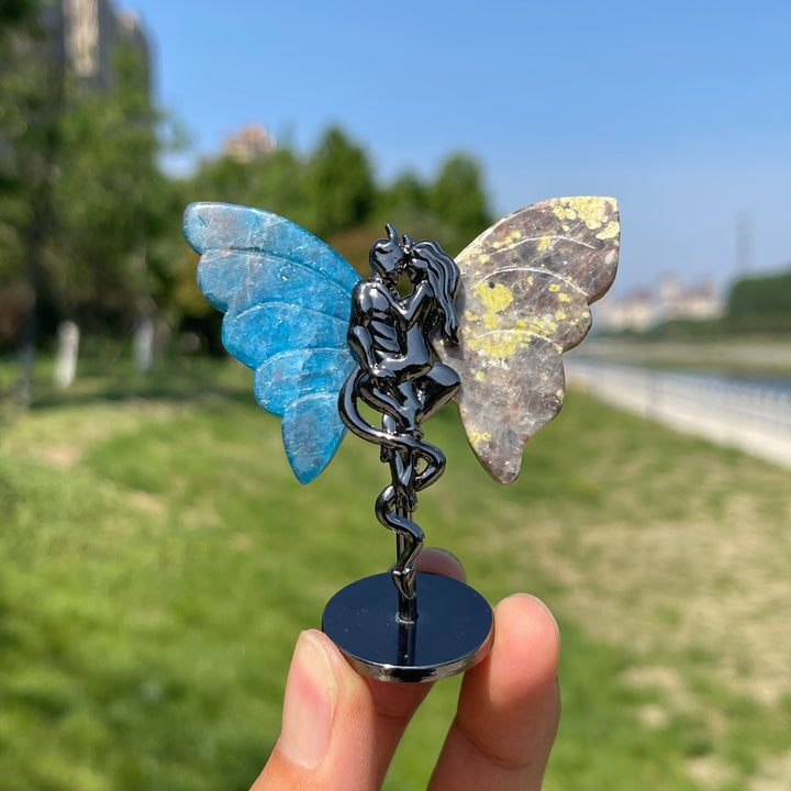 Natural Crystal Angel & Demon Wings
