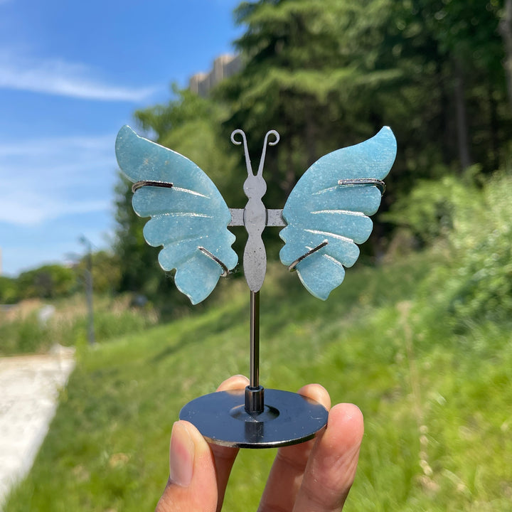 Unique,Natural Trolleite Butterfly Wings Display