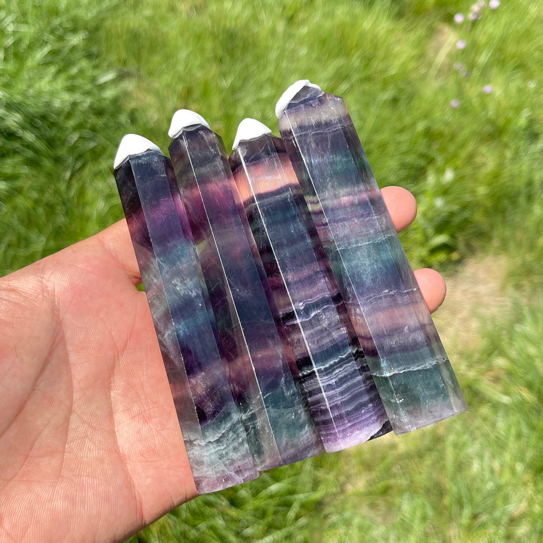 Natural Fluorite Crystal Point