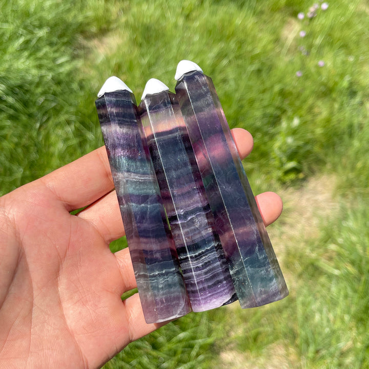 Natural Fluorite Crystal Point