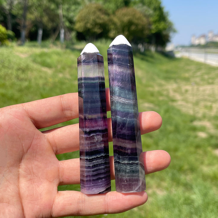 Natural Fluorite Crystal Point