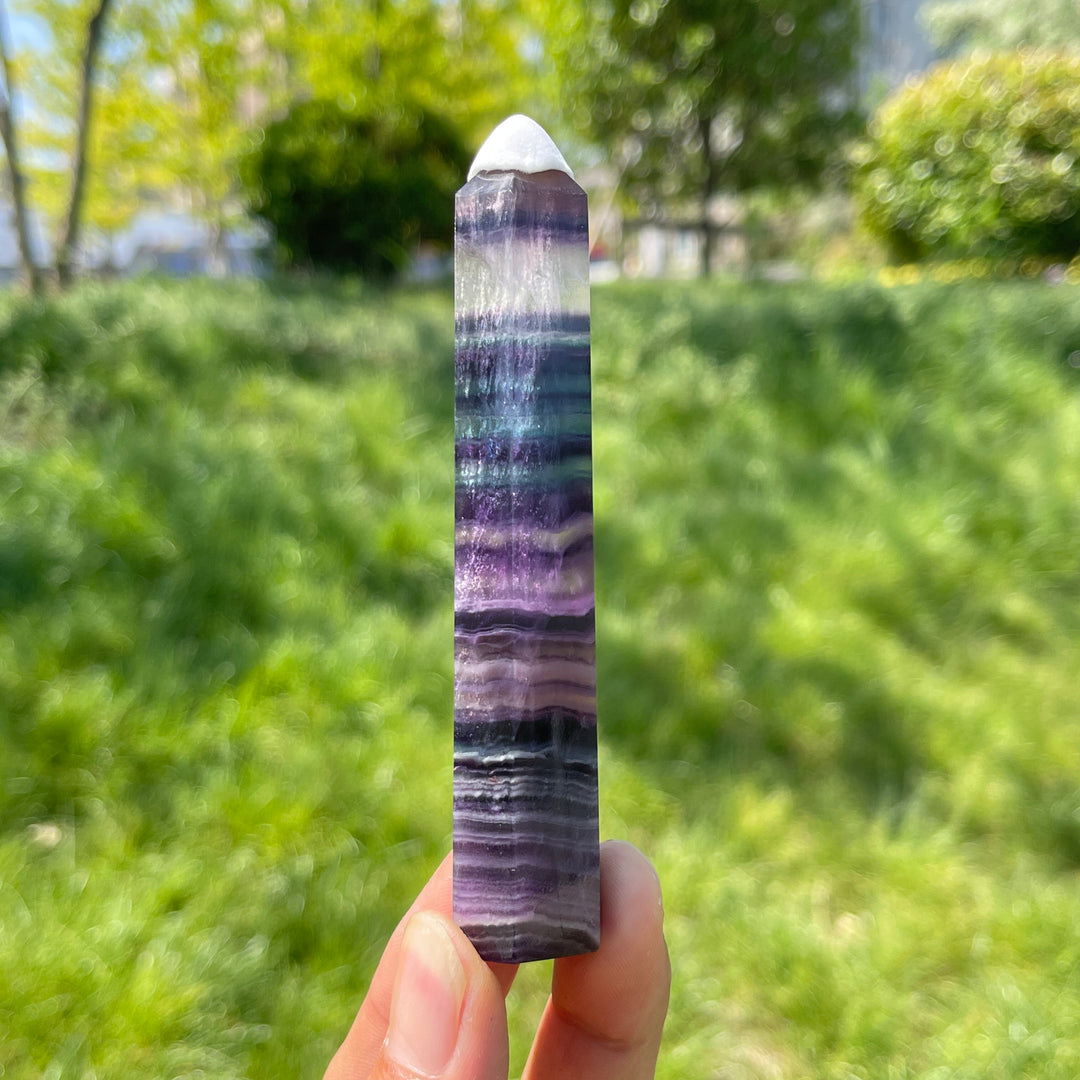Natural Fluorite Crystal Point