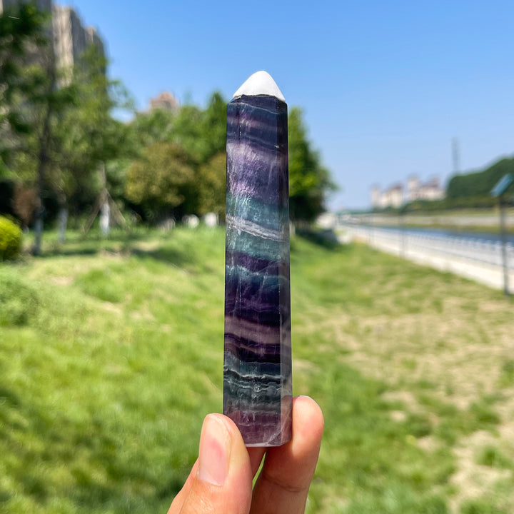 Natural Fluorite Crystal Point