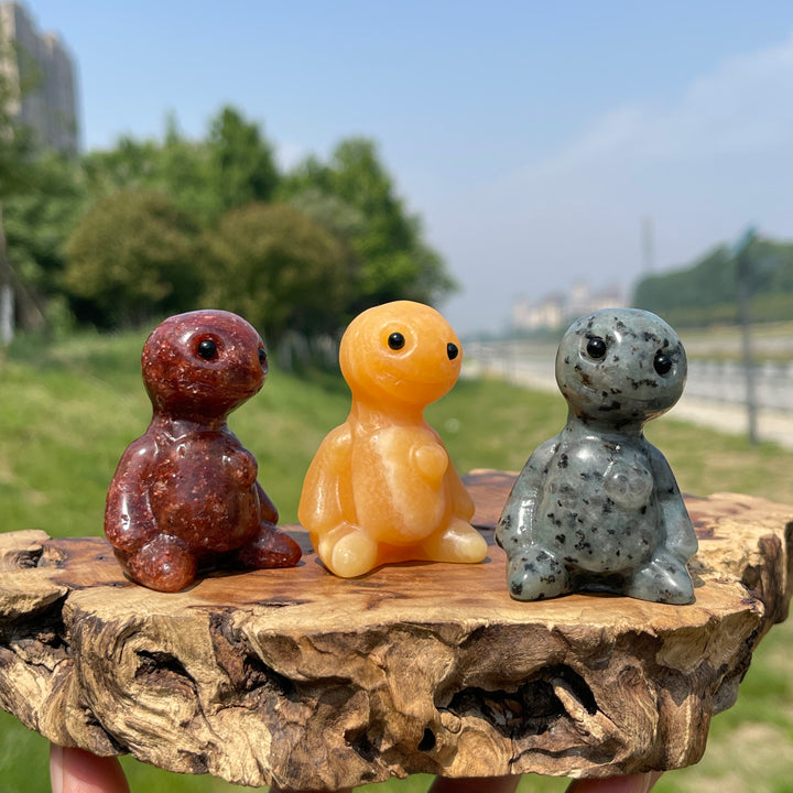 Natural Crystal Sitting Buddy Carving