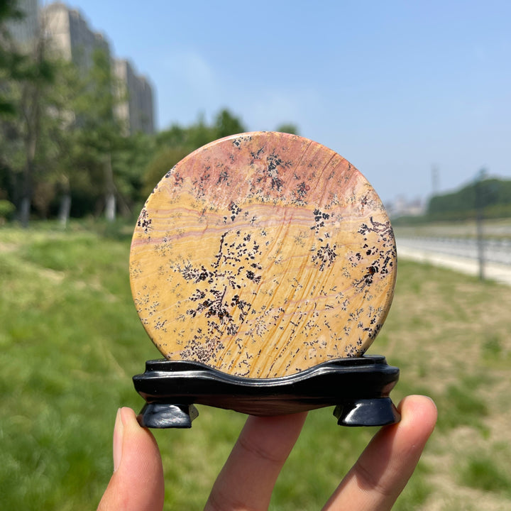 Natural Picture Jasper Crystal Ornament