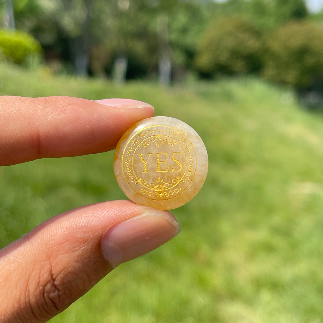 Natural Crystal Decision Coin