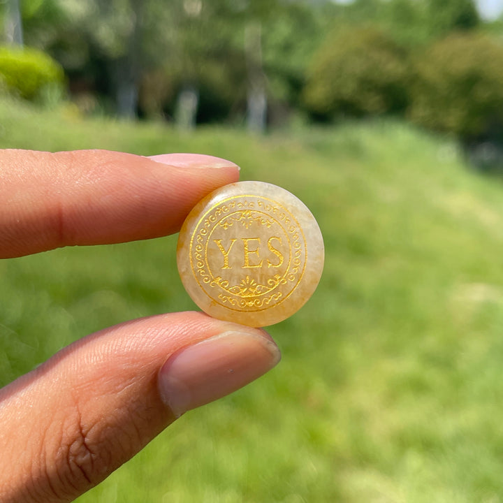 Natural Crystal Decision Coin
