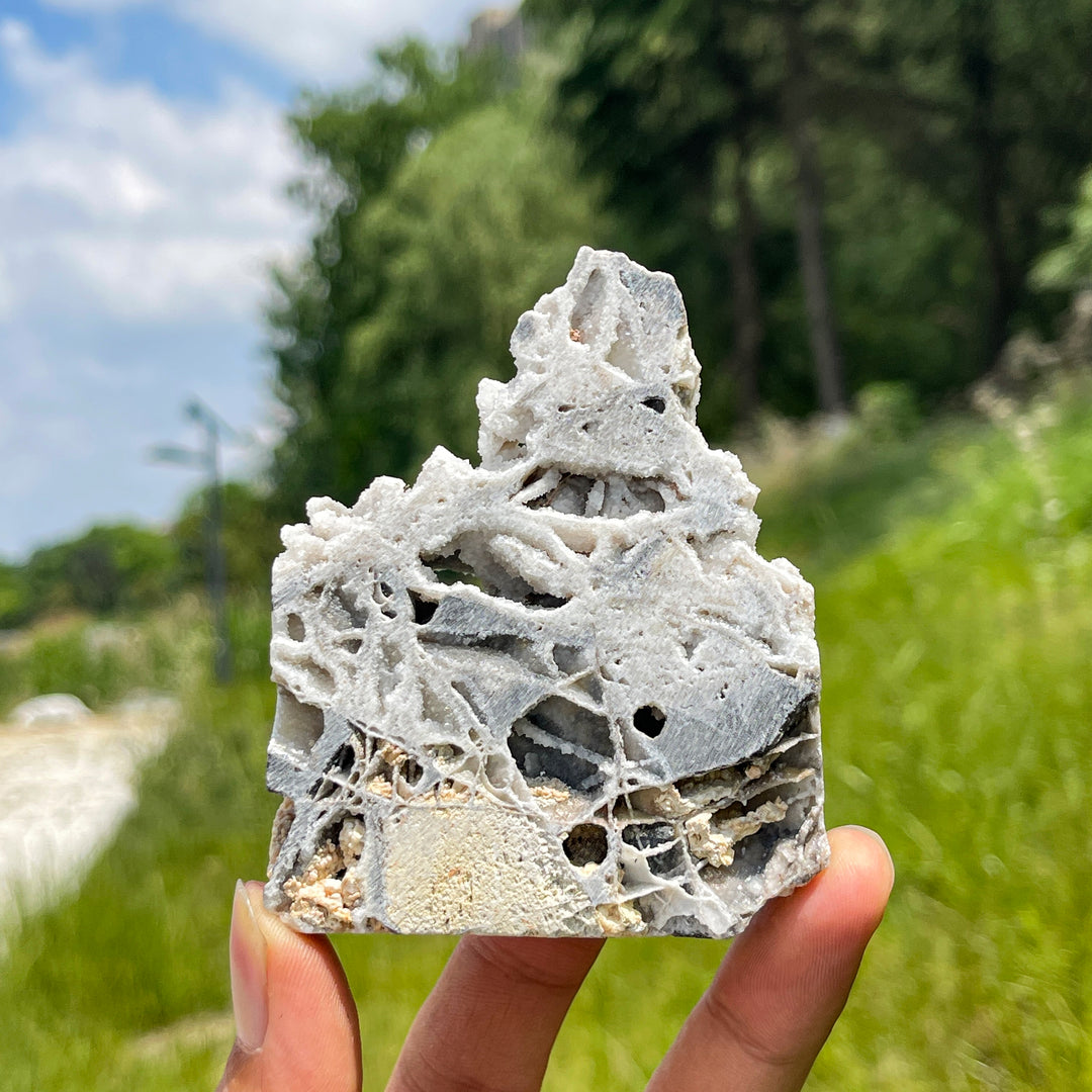 Unique,Natural Sphalerite Crystal Slice