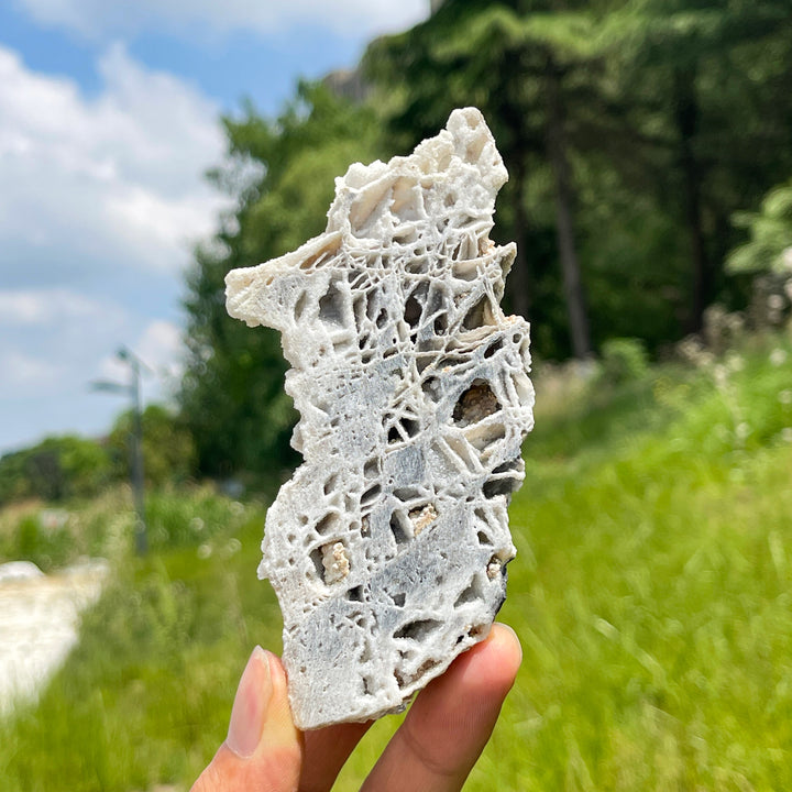 Unique,Natural Sphalerite Crystal Slice