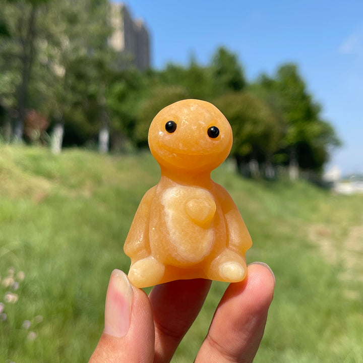 Natural Crystal Sitting Buddy Carving