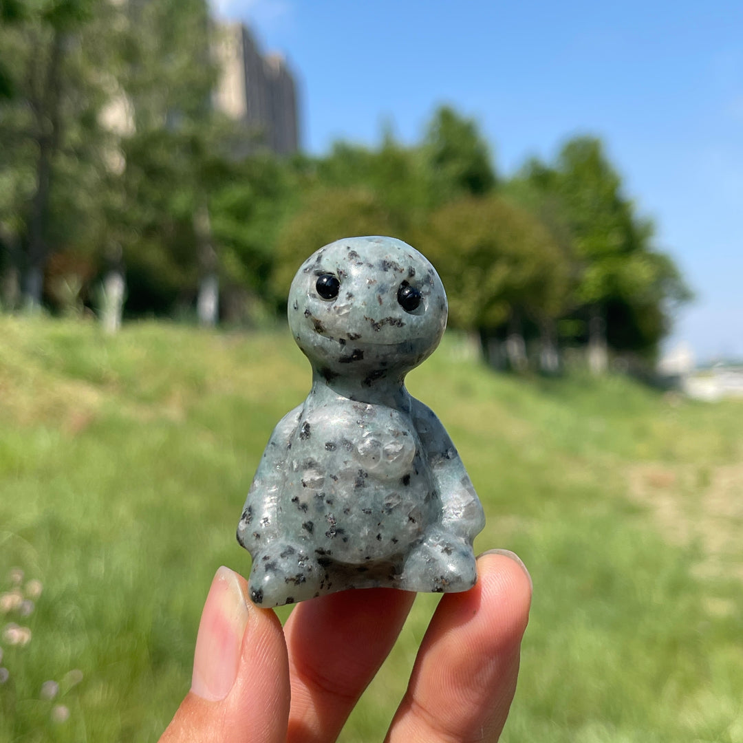 Natural Crystal Sitting Buddy Carving