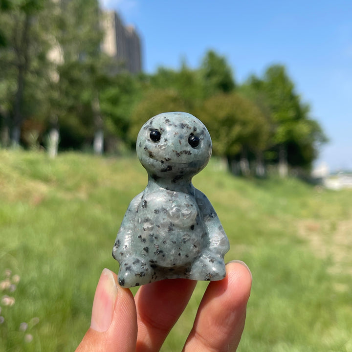 Natural Crystal Sitting Buddy Carving