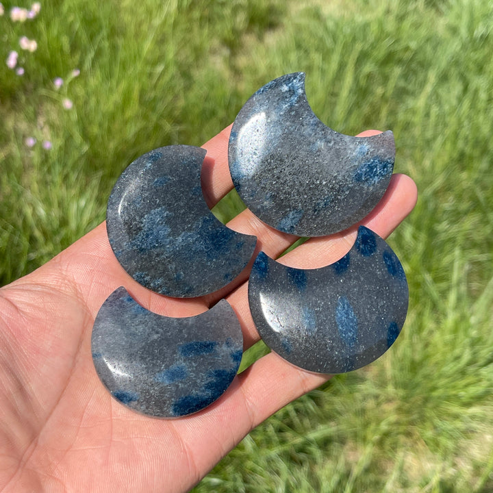 Natural Crystal K2 Crescent Moon Carving
