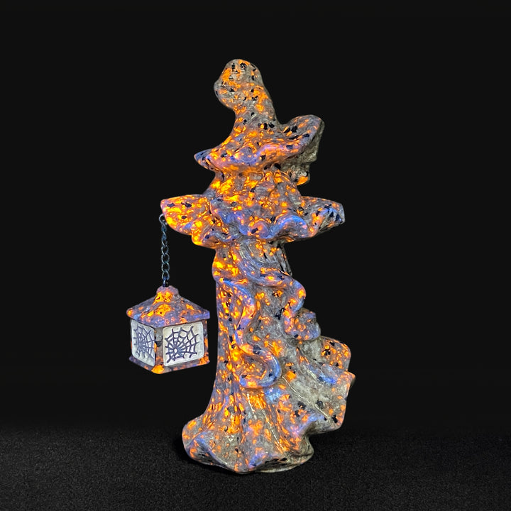 Natural Crystal Lantern Witch Carving