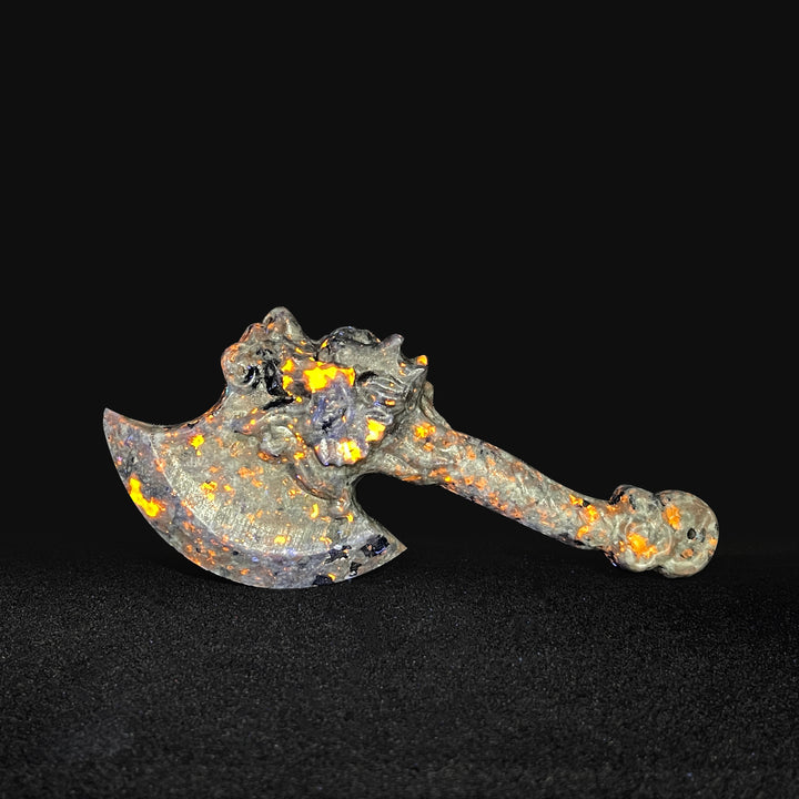 Natural Crystal Axe Carving