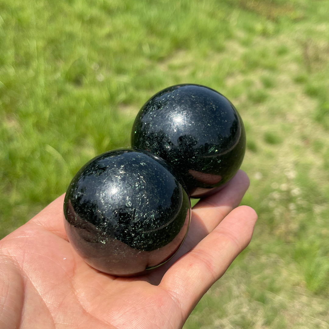 Natural Biotite Crystal Sphere