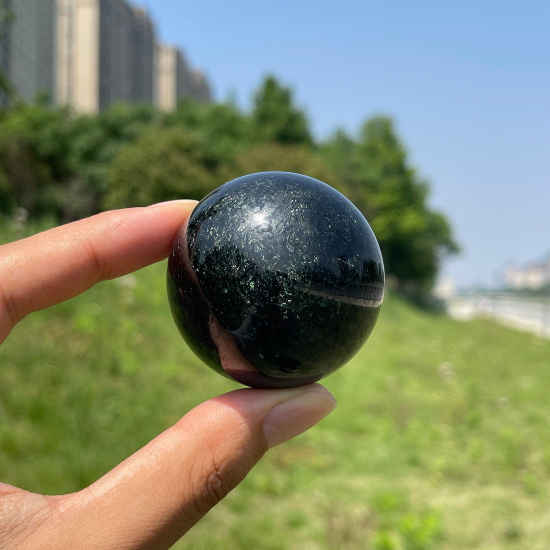 Natural Biotite Crystal Sphere