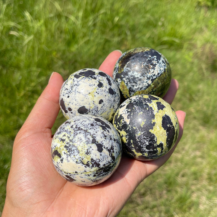Natural Crystal Round Serpentine Sphere