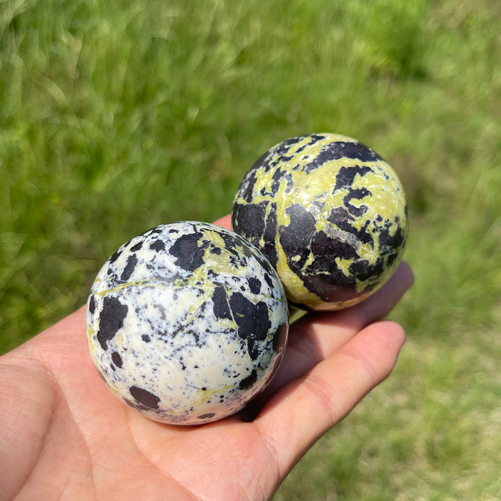 Natural Crystal Round Serpentine Sphere