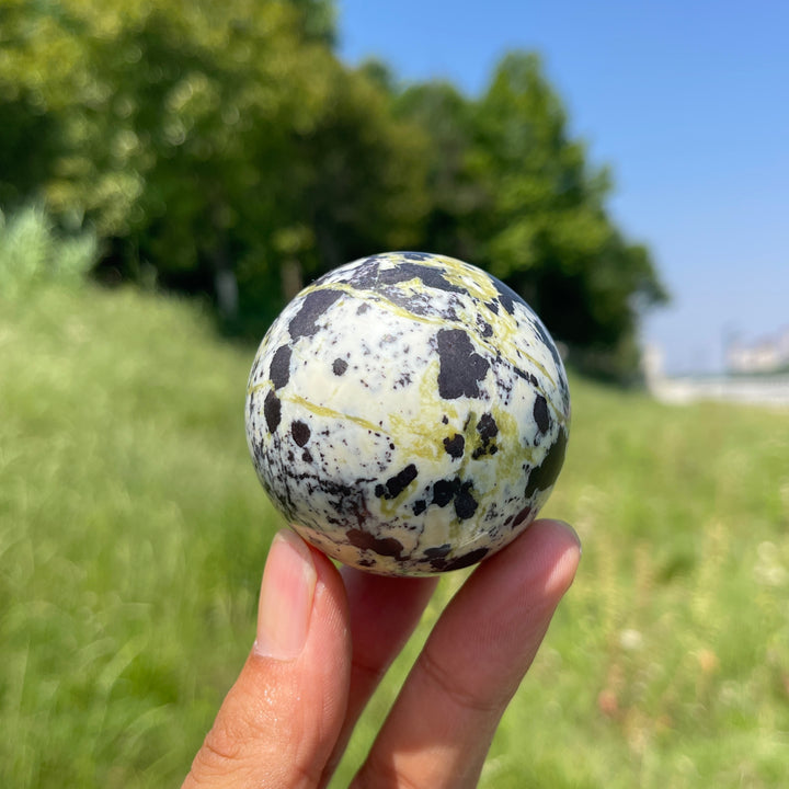 Natural Crystal Round Serpentine Sphere