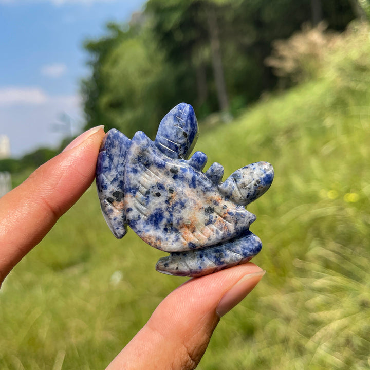 Natural Crystal Tranquil Crab Carving