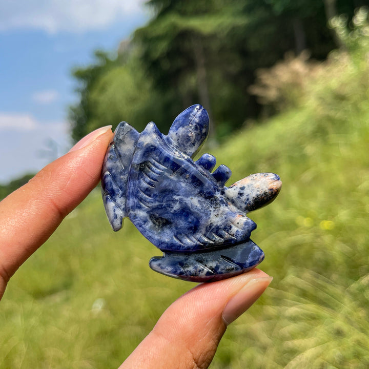 Natural Crystal Tranquil Crab Carving