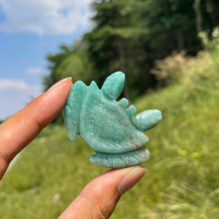 Natural Crystal Tranquil Crab Carving