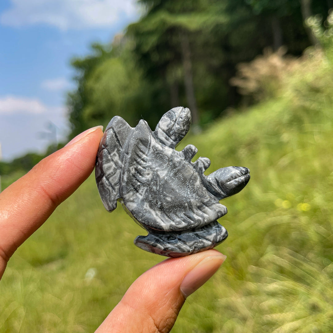 Natural Crystal Tranquil Crab Carving