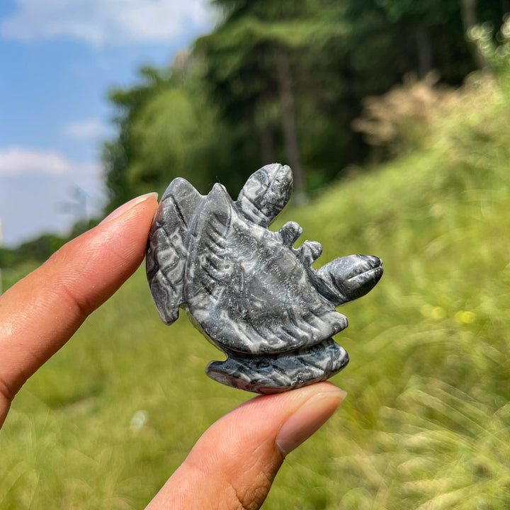 Natural Crystal Tranquil Crab Carving