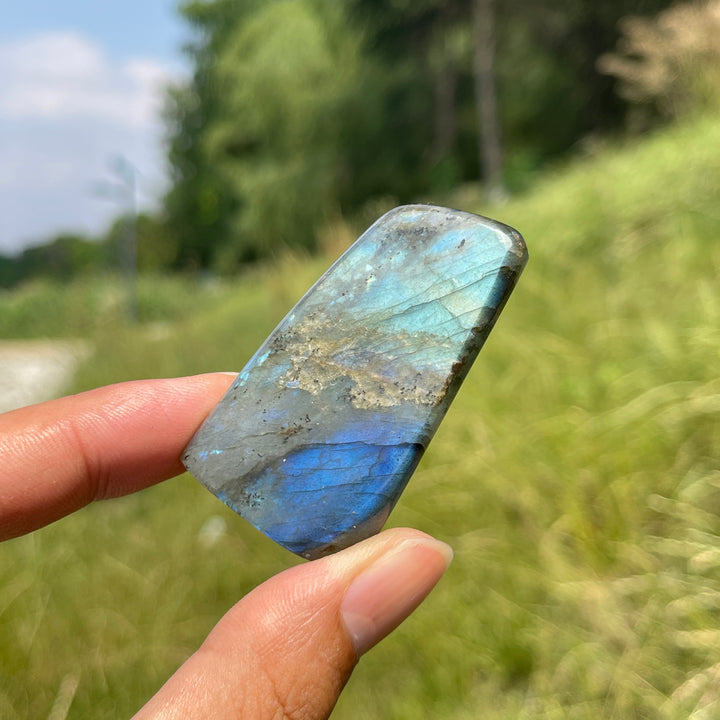Natural Labradorite Crystal Ornament