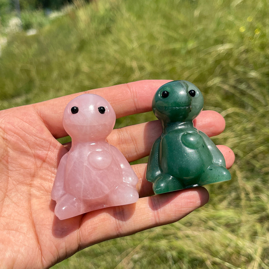 Natural Crystal Sitting Buddy Carving