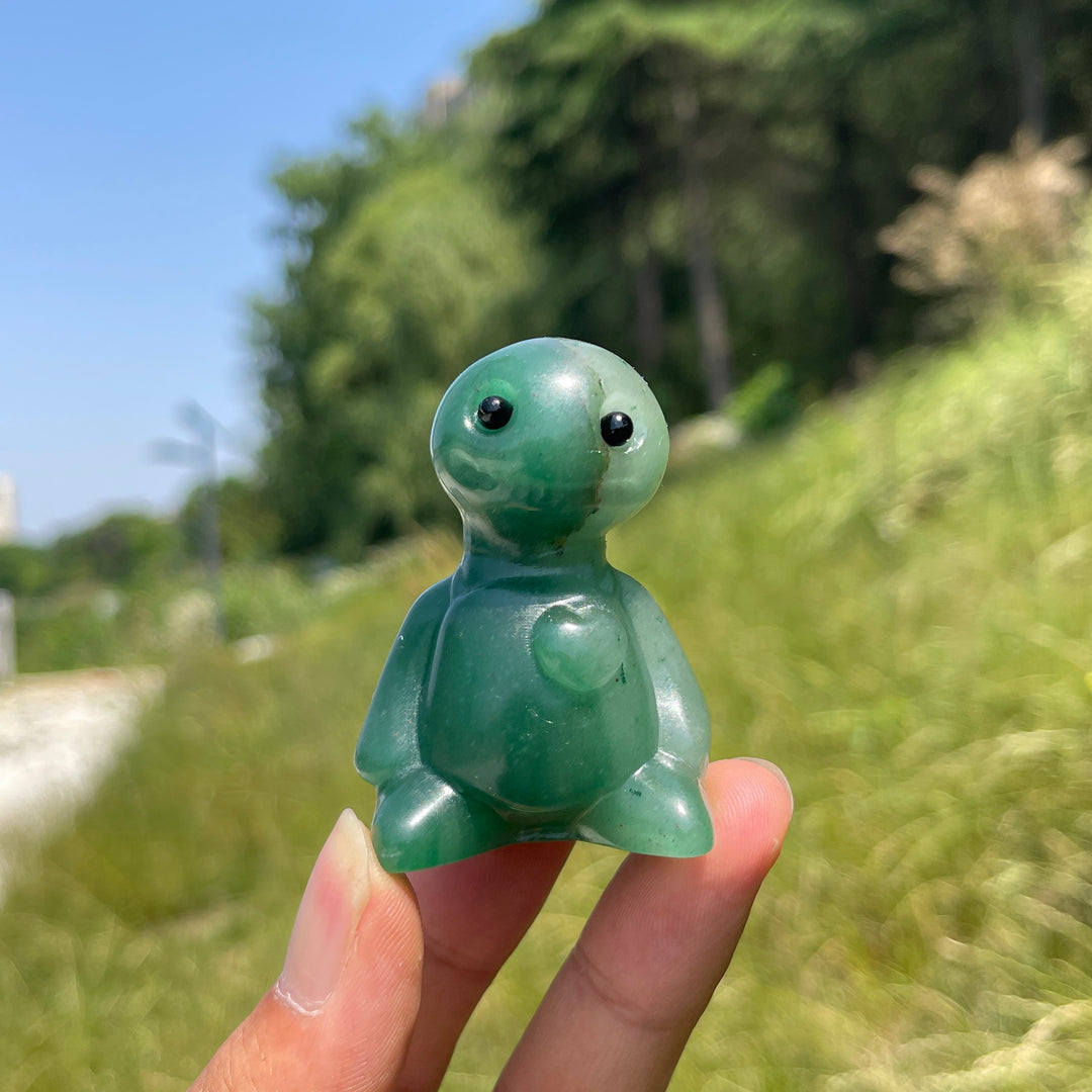 Natural Crystal Sitting Buddy Carving