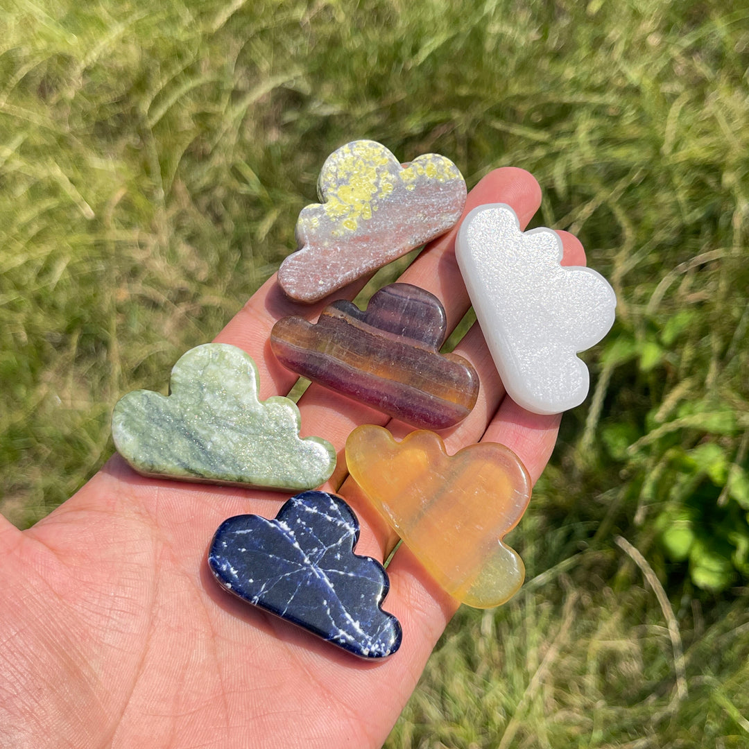 Natural Crystal Mini Cloud Carving