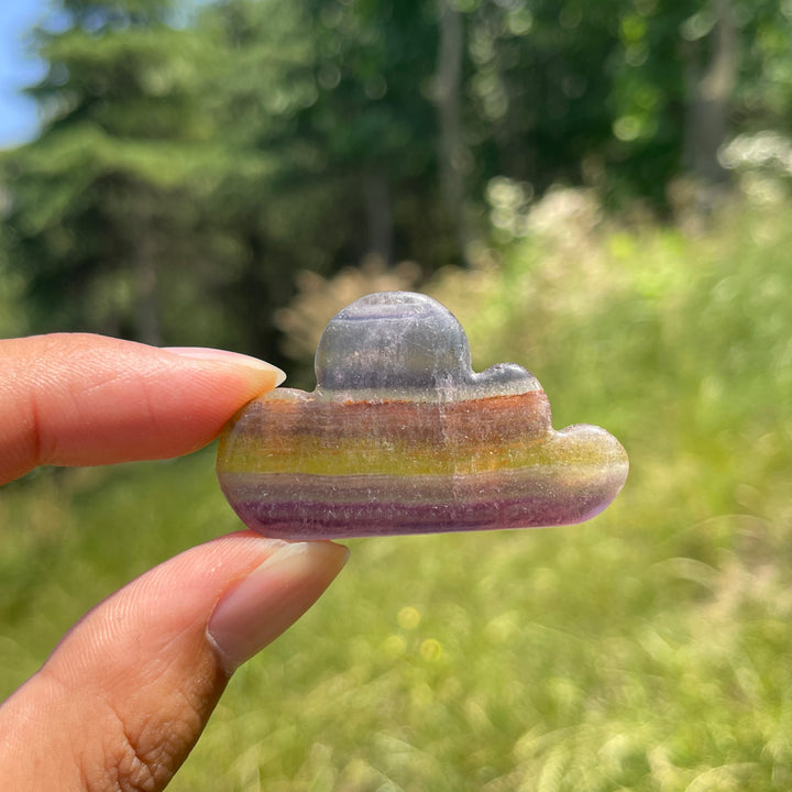 Natural Crystal Mini Cloud Carving