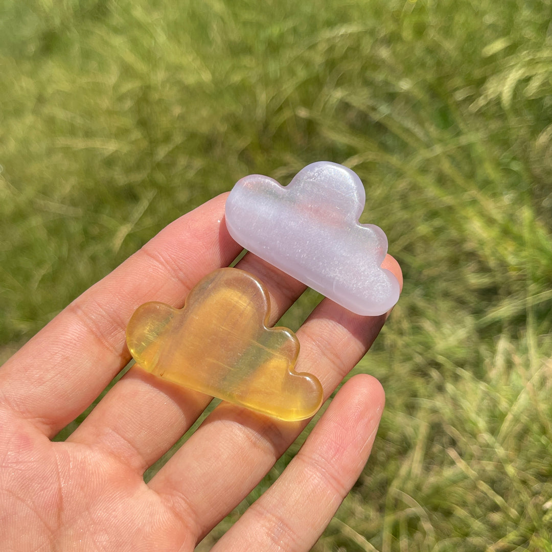 Natural Crystal Mini Cloud Carving