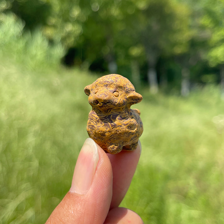Natural Crystal Mini Sheep Carving