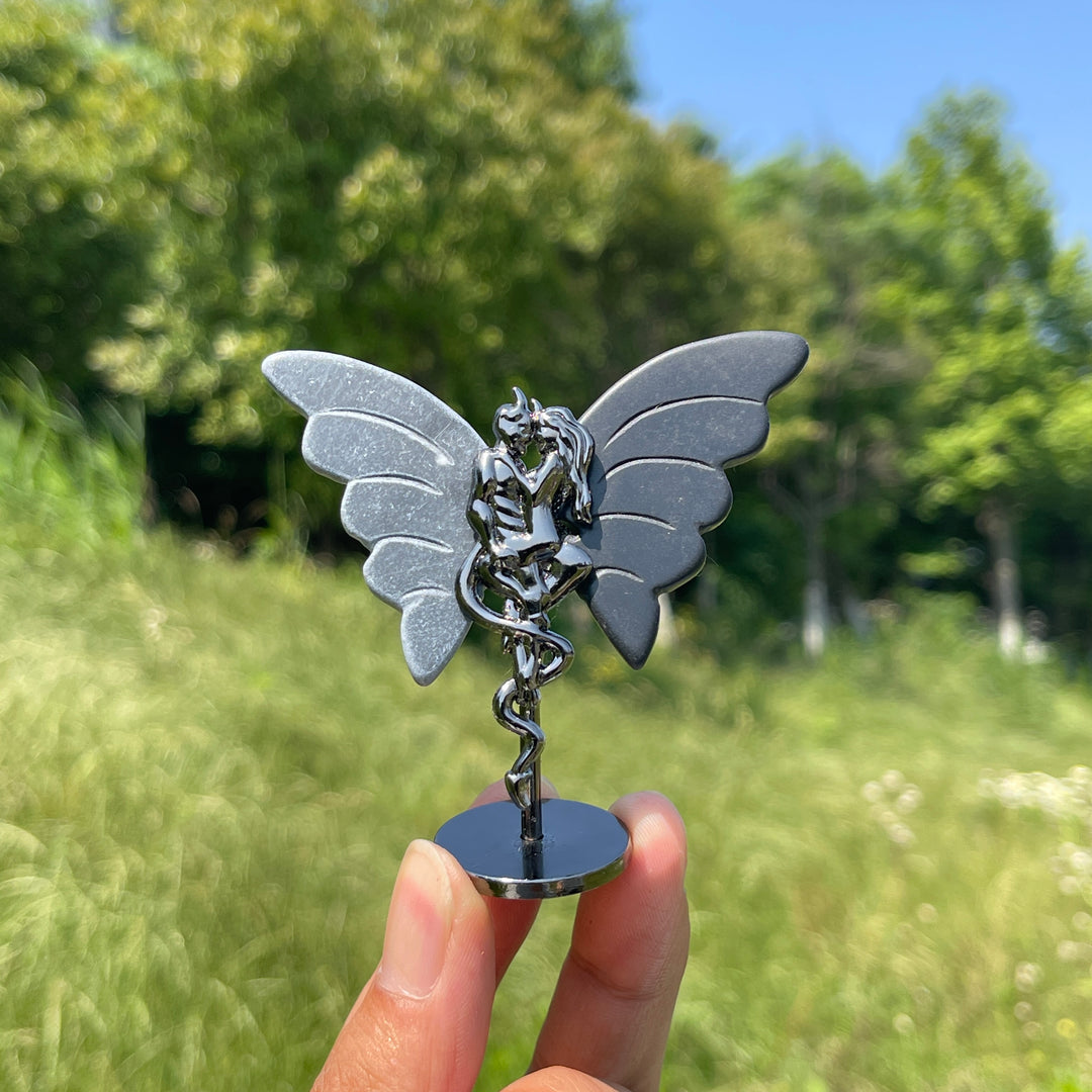 Natural Crystal Angel & Demon Wings