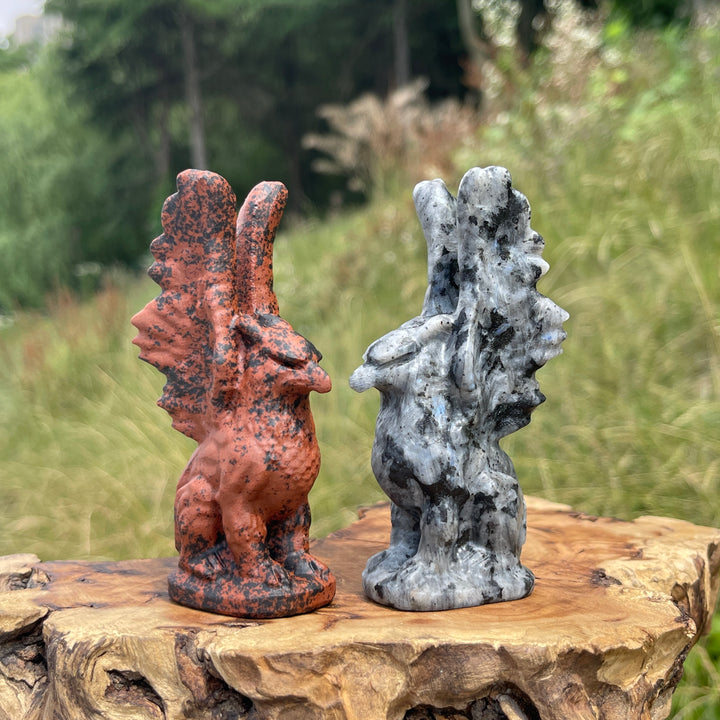 Natural Crystal Griffin Carving