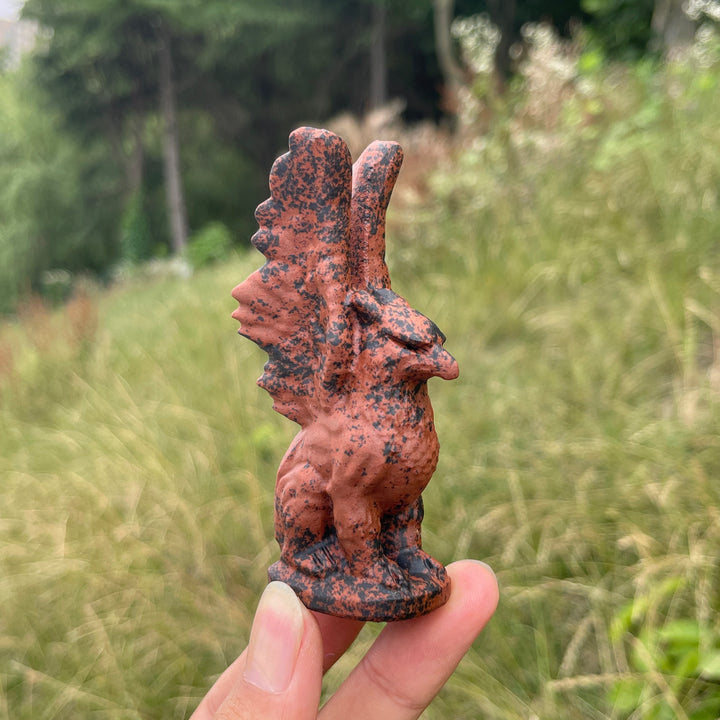 Natural Crystal Griffin Carving