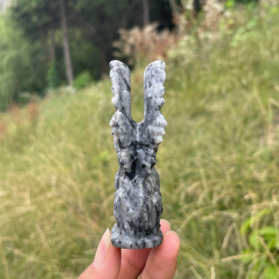 Natural Crystal Griffin Carving
