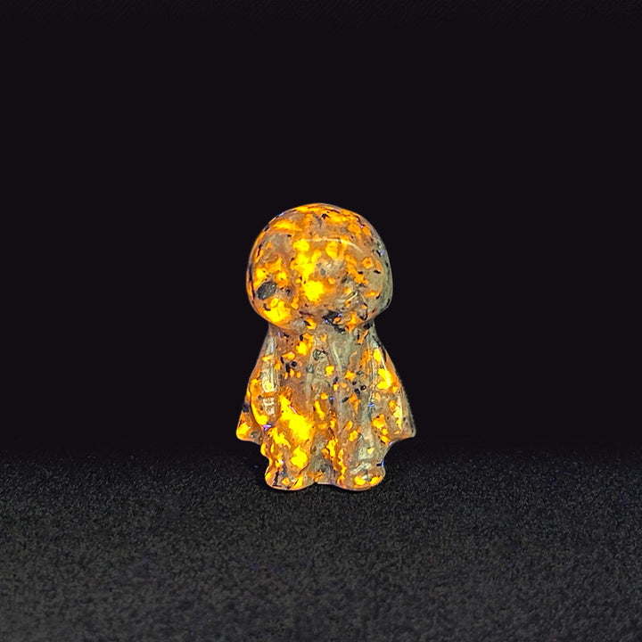 Natural Crystal Cloaked Spirit Mini Carving