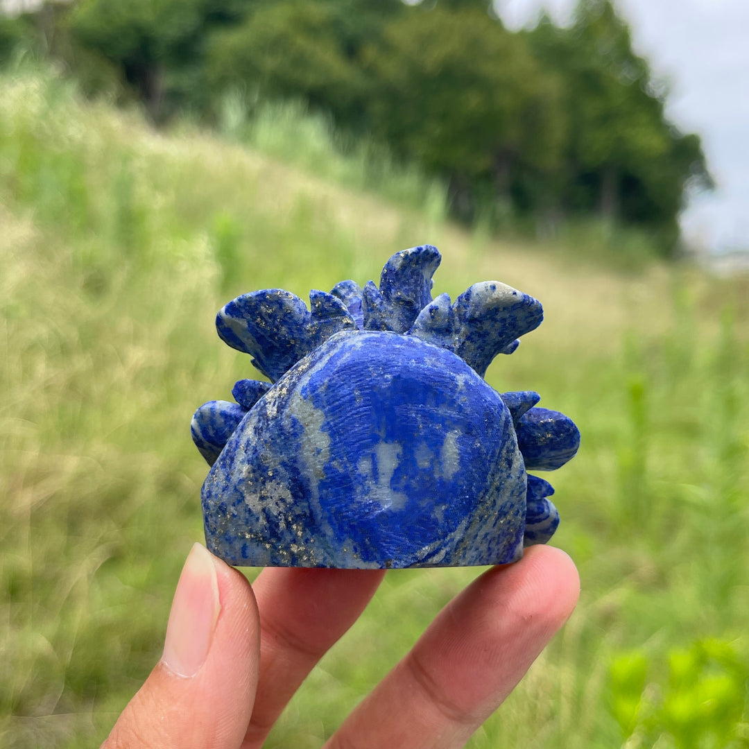 Unique,Natural Crystal Exquisite Peony Bloom Carving