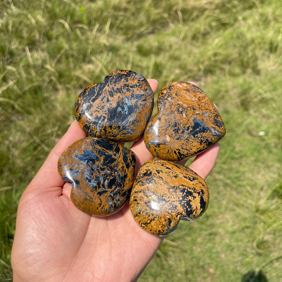 Natural Crystal Pietersite Heart