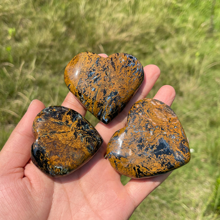 Natural Crystal Pietersite Heart