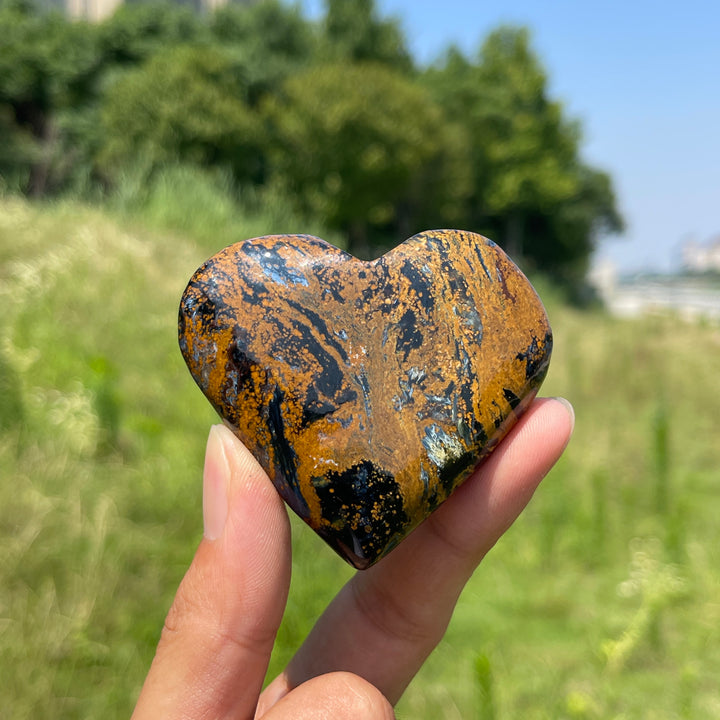 Natural Crystal Pietersite Heart